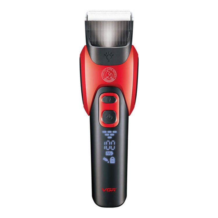 VGR V-208 Professional Pet Barber Electric Hair Clipper (Red) - Electric Clipper by VGR | Online Shopping South Africa | PMC TechLife | Buy Now Pay Later Mobicred