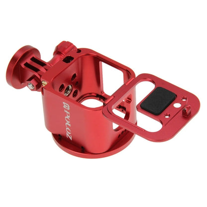PULUZ Housing Shell CNC Aluminum Alloy Protective Cage Kit with Metal Wrench & Lens Cap & Screw & Tripod Adapter for GoPro HERO5 Session /HERO4 Session /HERO Session(Red) - Metal Cases by PULUZ | Online Shopping South Africa | PMC Jewellery | Buy Now Pay Later Mobicred