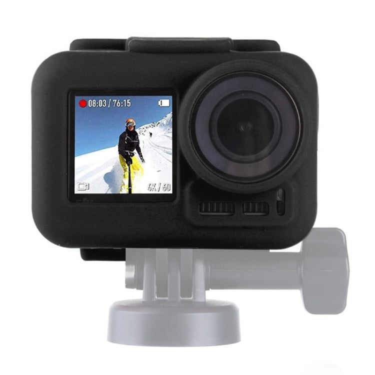 PULUZ Silicone Protective Case for DJI Osmo Action with Frame(Black) -  by PULUZ | Online Shopping South Africa | PMC Jewellery | Buy Now Pay Later Mobicred