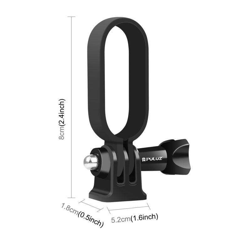 PULUZ Plastic Protective Frame Mount Cage with Tripod Base Adapter for Insta360 GO 2(Black) - Mount & Holder by PULUZ | Online Shopping South Africa | PMC Jewellery