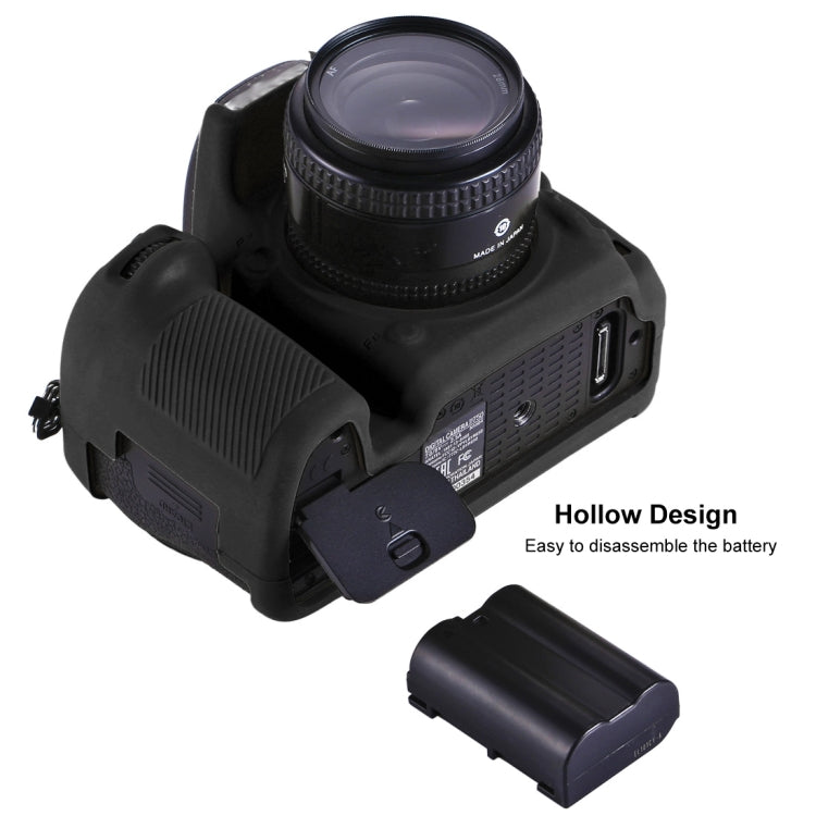 PULUZ Soft Silicone Protective Case for Nikon D750(Black) - free shipping - PMC TechLife - Order now!