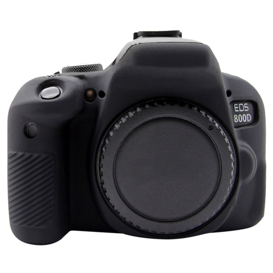 PULUZ Soft Silicone Protective Case for Canon EOS 800D(Black) - Protective Case by PULUZ | Online Shopping South Africa | PMC Jewellery | Buy Now Pay Later Mobicred