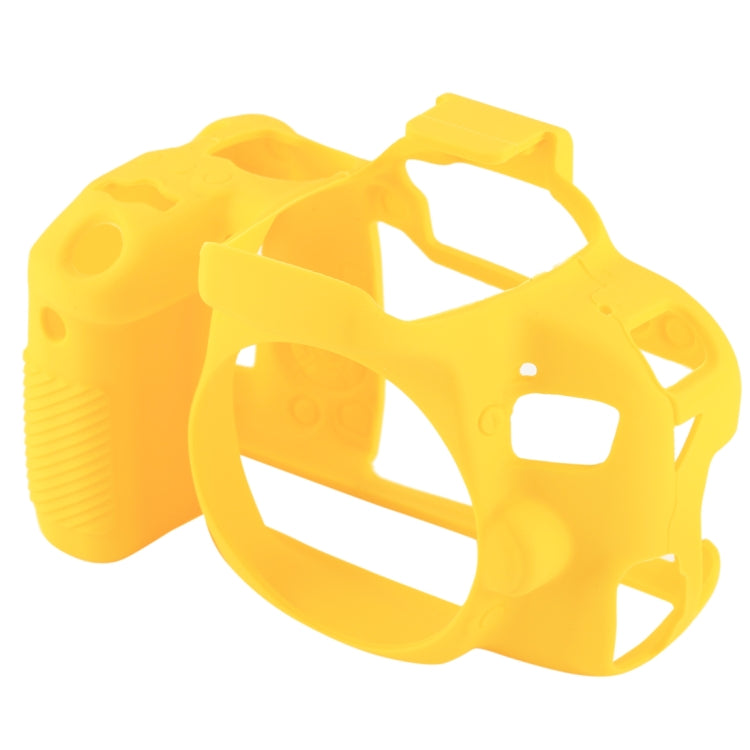 PULUZ Soft Silicone Protective Case for Canon EOS 800D(Yellow) - Protective Case by PULUZ | Online Shopping South Africa | PMC TechLife | Buy Now Pay Later Mobicred