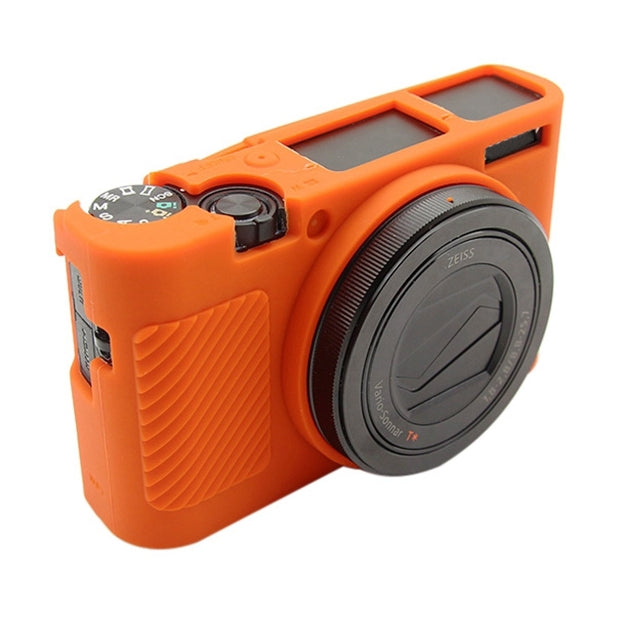 PULUZ Soft Silicone Protective Case for Sony RX100 III / IV / V(Orange) - Protective Case by PULUZ | Online Shopping South Africa | PMC TechLife | Buy Now Pay Later Mobicred