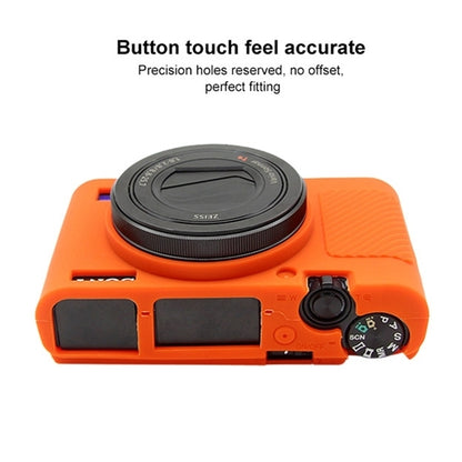 PULUZ Soft Silicone Protective Case for Sony RX100 III / IV / V(Orange) - Protective Case by PULUZ | Online Shopping South Africa | PMC Jewellery | Buy Now Pay Later Mobicred