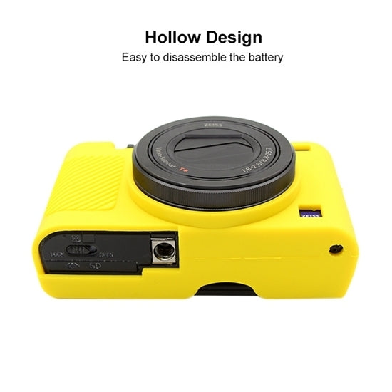 PULUZ Soft Silicone Protective Case for Sony RX100 III / IV / V(Yellow) - Protective Case by PULUZ | Online Shopping South Africa | PMC TechLife | Buy Now Pay Later Mobicred