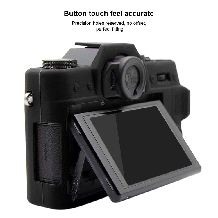 PULUZ Soft Silicone Protective Case for FUJIFILM XT10(Black) - Protective Case by PULUZ | Online Shopping South Africa | PMC TechLife | Buy Now Pay Later Mobicred