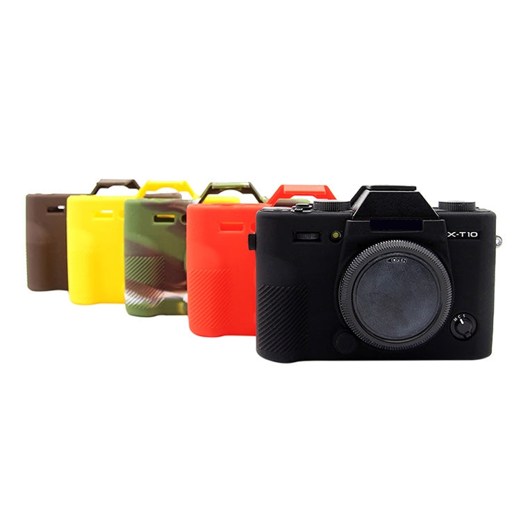 PULUZ Soft Silicone Protective Case for FUJIFILM XT10(Yellow) - Protective Case by PULUZ | Online Shopping South Africa | PMC Jewellery | Buy Now Pay Later Mobicred