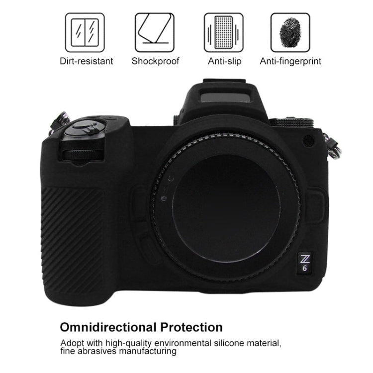 PULUZ Soft Silicone Protective Case for Nikon Z6 / Z7(Black) - Protective Case by PULUZ | Online Shopping South Africa | PMC Jewellery | Buy Now Pay Later Mobicred