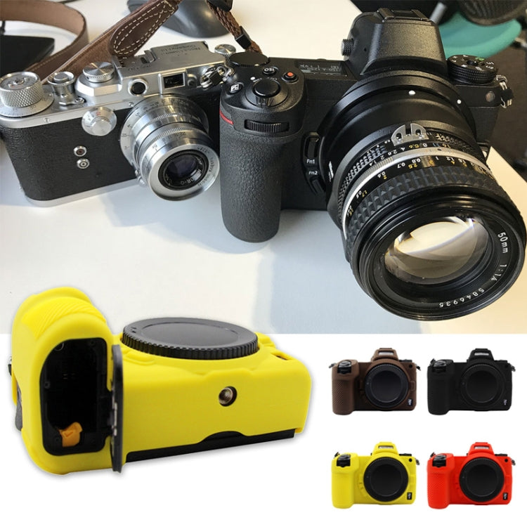 PULUZ Soft Silicone Protective Case for Nikon Z6 / Z7(Red) - Protective Case by PULUZ | Online Shopping South Africa | PMC Jewellery | Buy Now Pay Later Mobicred