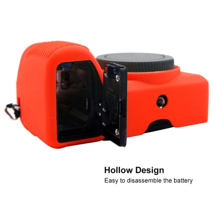 PULUZ Soft Silicone Protective Case for Sony A6600 / ILCE-6600(Red) - Protective Case by PULUZ | Online Shopping South Africa | PMC Jewellery | Buy Now Pay Later Mobicred