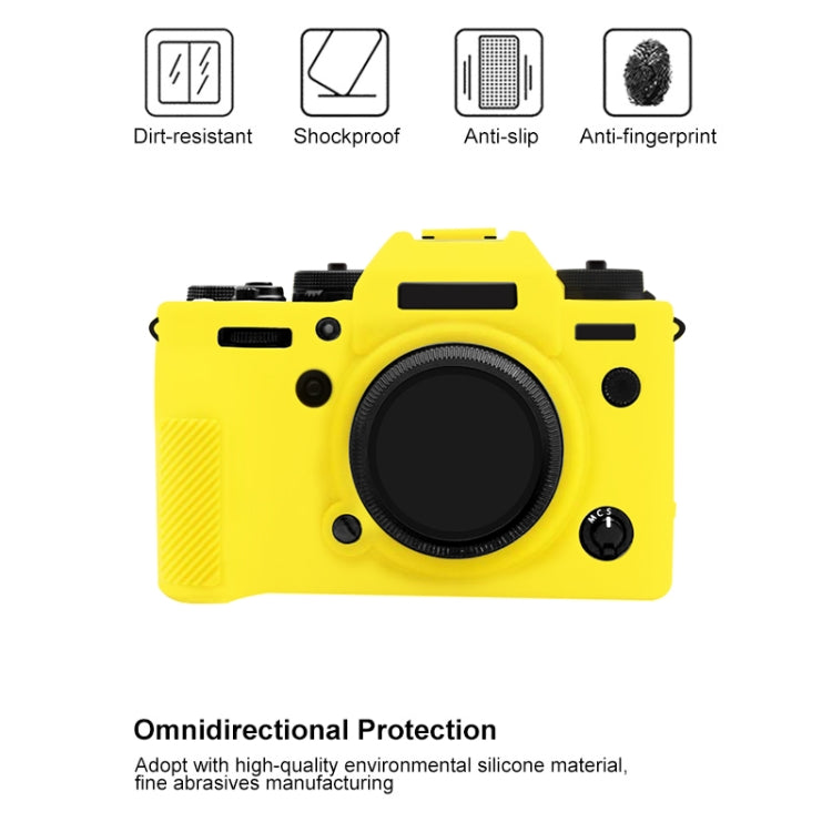 PULUZ Soft Silicone Protective Case for Fujifilm X-T4(Yellow) - free shipping - PMC TechLife - Order now!