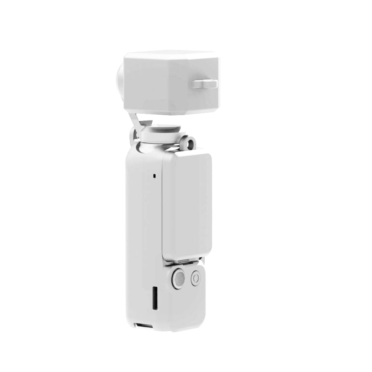 For DJI OSMO Pocket 3 PULUZ  3 in 1 Silicone Cover Case Set (White) - free shipping - PMC TechLife - Order now!