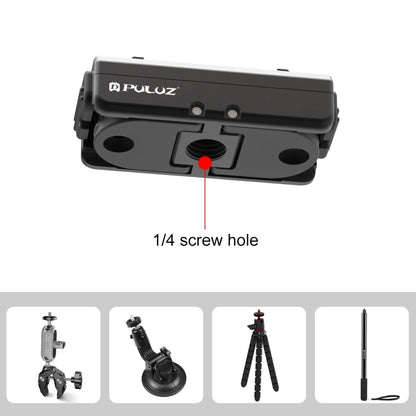 For Insta360 Ace / Ace Pro / X4 PULUZ Magnetic Quick Release Base Mount (Black) - Others by PULUZ | Online Shopping South Africa | PMC Jewellery