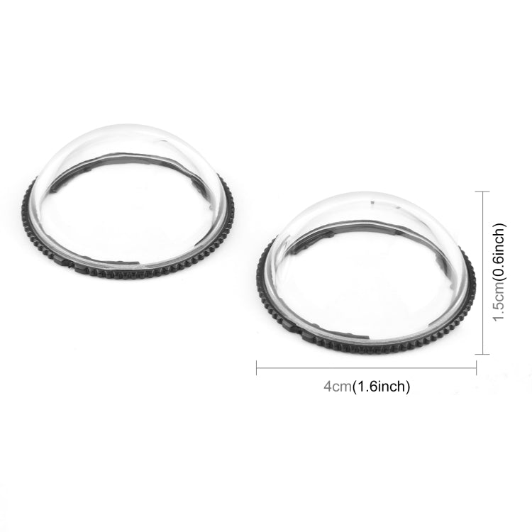 For Insta360 X4 PULUZ Rotation PC Lens Guard  Protective Cover (Transparent) - Len Accessories by PULUZ | Online Shopping South Africa | PMC Jewellery | Buy Now Pay Later Mobicred