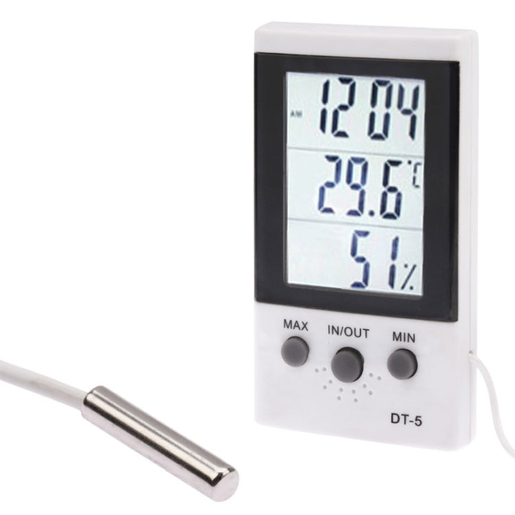 Digital Hygrothermograph, Thermo-hygrometer DT-5 - Other by PMC TechLife | Online Shopping South Africa | PMC TechLife | Buy Now Pay Later Mobicred