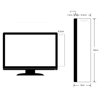 Creative Stationery Computer Monitors Sticky Message Board - Memo Paper by PMC Jewellery | Online Shopping South Africa | PMC Jewellery | Buy Now Pay Later Mobicred