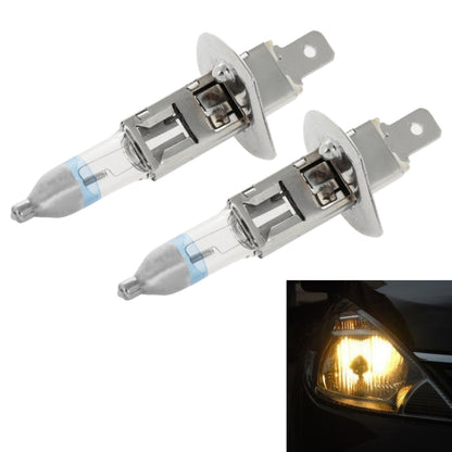 2 PCS H1 12V / 55W / 4300K / 1600lm Xenon Car Headlight Bulbs, Warm White - Halogen Lights by PMC Jewellery | Online Shopping South Africa | PMC Jewellery