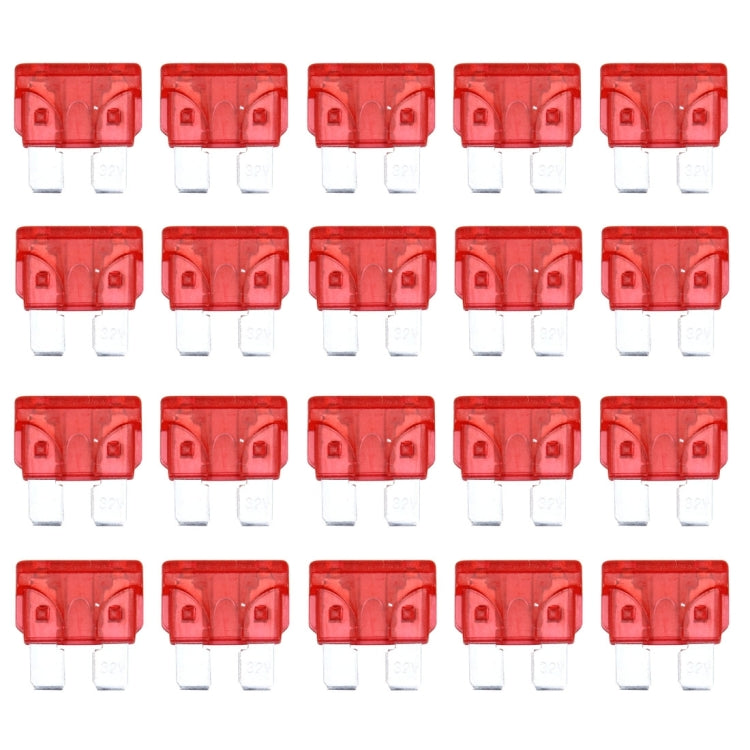 100 PCS Auto Mini Blade Fuse (10A) , DC 12V(Red) - free shipping - PMC TechLife - Order now!