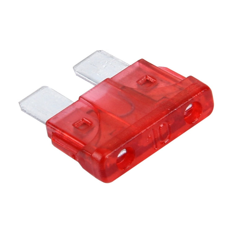 100 PCS Auto Mini Blade Fuse (10A) , DC 12V(Red) - Fuse by PMC Jewellery | Online Shopping South Africa | PMC Jewellery