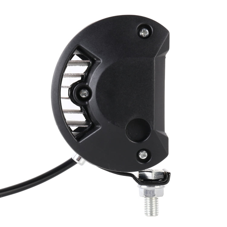 18W  6 LED White Light Floodlight Engineering Lamp / Waterproof IP67 SUVs Light, DC 10-30V(Black) - Work Lights by PMC TechLife | Online Shopping South Africa | PMC TechLife | Buy Now Pay Later Mobicred