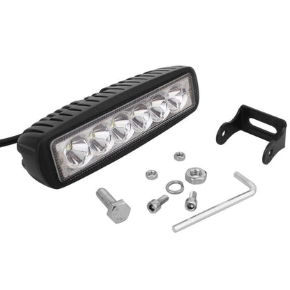 18W 1440LM Epistar 6 LED White Slot Beam Car Work Lamp Bar Light Waterproof IP67, DC 10-30V - Work Lights by PMC Jewellery | Online Shopping South Africa | PMC Jewellery | Buy Now Pay Later Mobicred