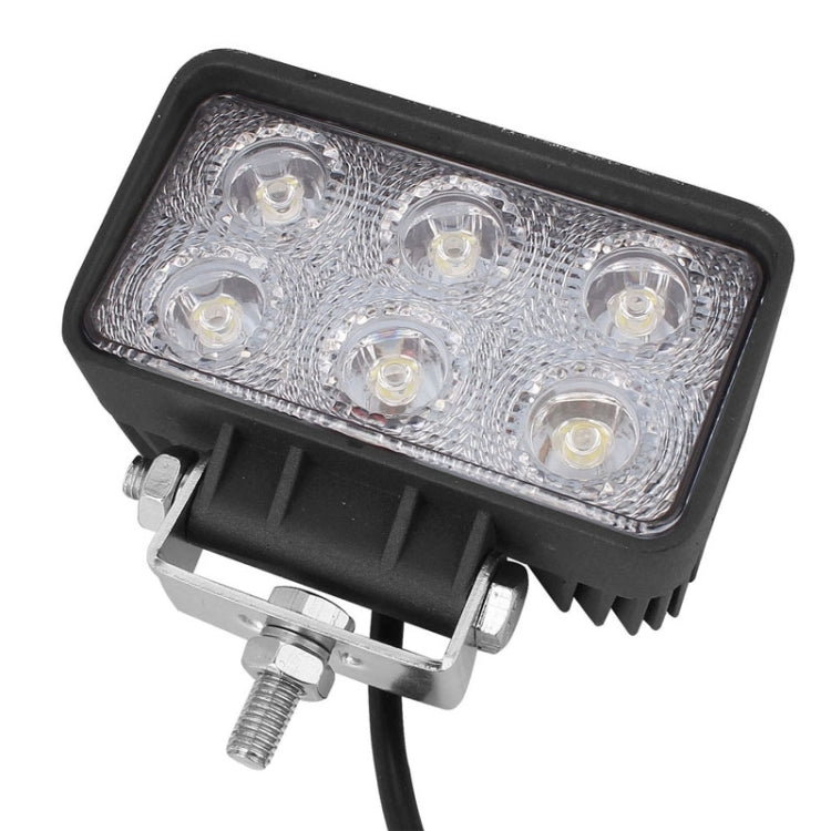 LML-1518 18W 1260-1350LM Epistar 6 LED White 30 Degree Spot Beam Car LED Light Waterproof IP67, DC 10-30V - Work Lights by PMC Jewellery | Online Shopping South Africa | PMC Jewellery | Buy Now Pay Later Mobicred