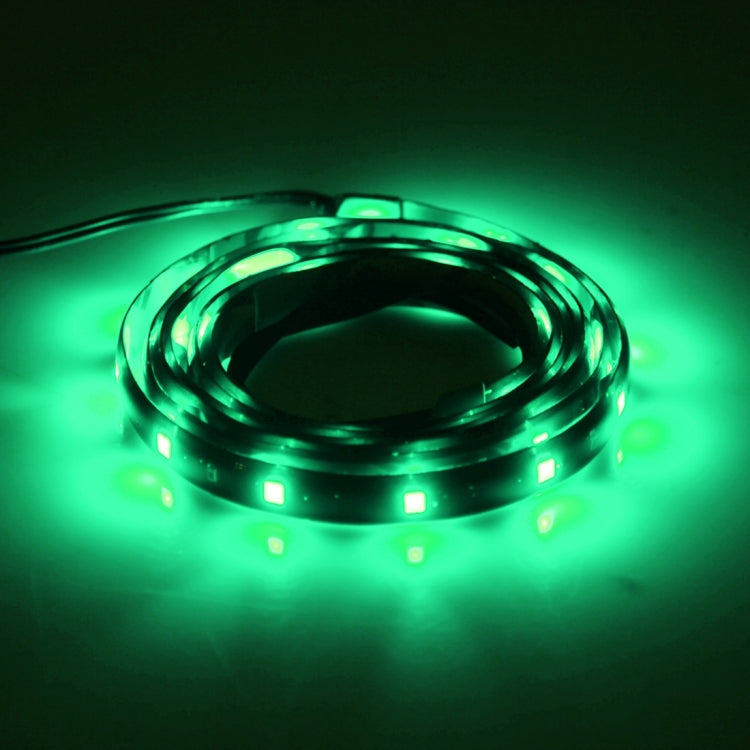 10 PCS 30cm 15 LED Waterproof Flexible Car Strip Light, DC 12V(Green Light) - Decorative Lights by PMC Jewellery | Online Shopping South Africa | PMC Jewellery | Buy Now Pay Later Mobicred