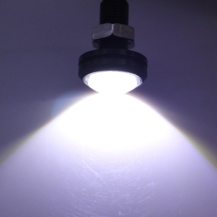 2 PCS 2x 3W 120LM Waterproof Eagle Eye light  White LED Light for Vehicles, Cable Length: 60cm(Black) - Eagle Eye Lamps by PMC TechLife | Online Shopping South Africa | PMC TechLife | Buy Now Pay Later Mobicred