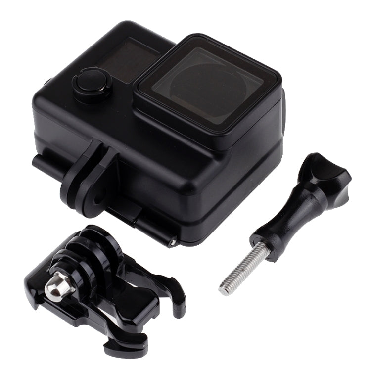 Black Edition Waterproof Housing Protective Case with Buckle Basic Mount for GoPro HERO4 /3+,  Waterproof Depth: 10m(Black) - Waterproof Cases by PMC Jewellery | Online Shopping South Africa | PMC Jewellery | Buy Now Pay Later Mobicred