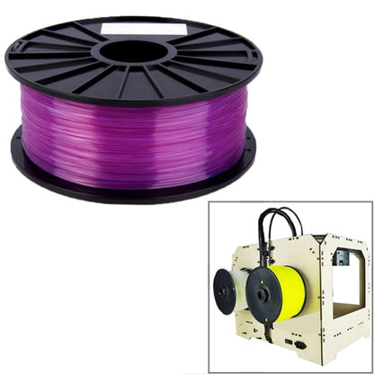 PLA 1.75 mm Transparent 3D Printer Filaments(Purple) - Consumables by PMC Jewellery | Online Shopping South Africa | PMC Jewellery | Buy Now Pay Later Mobicred