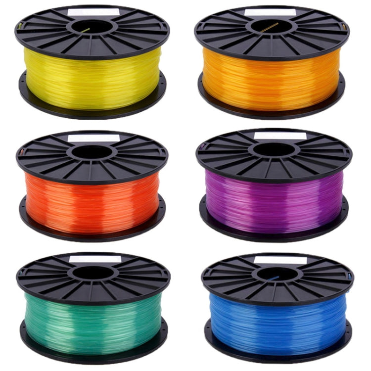 PLA 1.75 mm Transparent 3D Printer Filaments(Yellow) - Consumables by PMC TechLife | Online Shopping South Africa | PMC TechLife | Buy Now Pay Later Mobicred