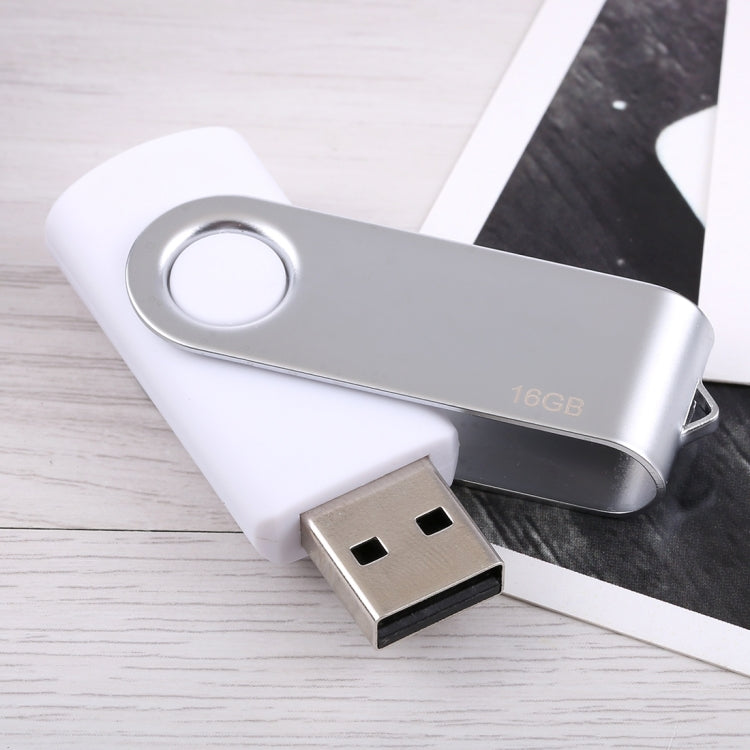16GB Twister USB 2.0 Flash Disk(White) - USB Flash Drives by PMc TechLife | Online Shopping South Africa | PMc TechLife | Buy Now Pay Later Mobicred