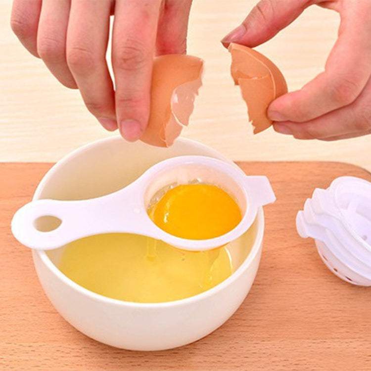 20pcs Separator for Egg White and Yolk(White) - Gadgets by PMC TechLife | Online Shopping South Africa | PMC TechLife | Buy Now Pay Later Mobicred