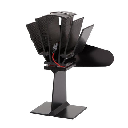 YL501 Eco-friendly Heat Powered Stove Fan for Wood / Gas / Pellet Stoves(Grey) - Electric Fans by PMC Jewellery | Online Shopping South Africa | PMC Jewellery | Buy Now Pay Later Mobicred