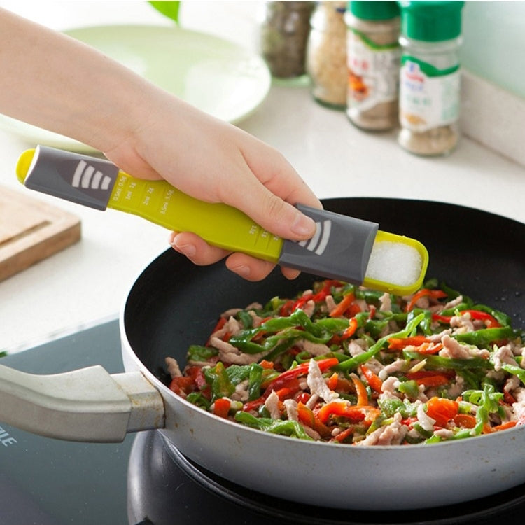 Creative Adjustable Measuring Baking Measuring Spoon with 9 Different Accurate Measurement Amount(Green) - Gadgets by PMC TechLife | Online Shopping South Africa | PMC TechLife | Buy Now Pay Later Mobicred