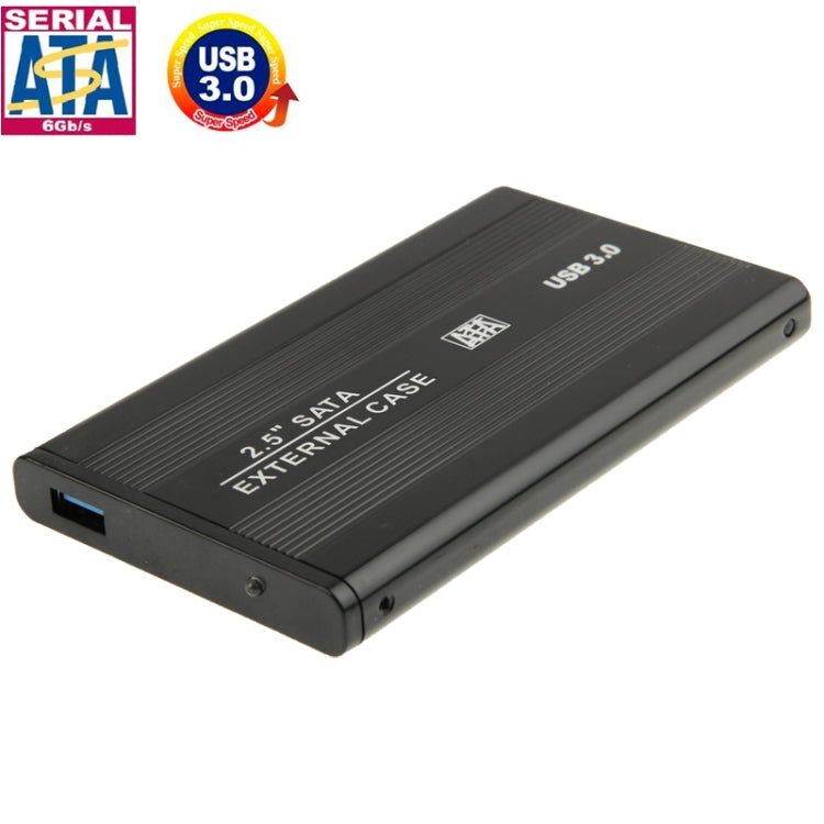 High Speed 2.5 inch HDD SATA External Case, Support USB 3.0(Black) - HDD Enclosure by PMC TechLife | Online Shopping South Africa | PMC TechLife | Buy Now Pay Later Mobicred