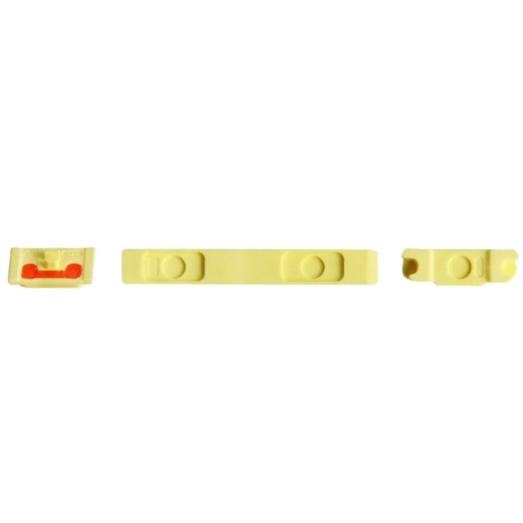 3 in 1 Mute Button + Power Button + Volume Button for iPhone 5C(Yellow) - free shipping - PMc TechLife - Order now!