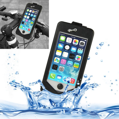 360 Degree Rotation 3 Layer (Plastic + Touch Panel Screen + Silicone Tray) Combination Bicycle Holder for iPhone 5 & 5S - Holders by PMC Jewellery | Online Shopping South Africa | PMC Jewellery | Buy Now Pay Later Mobicred