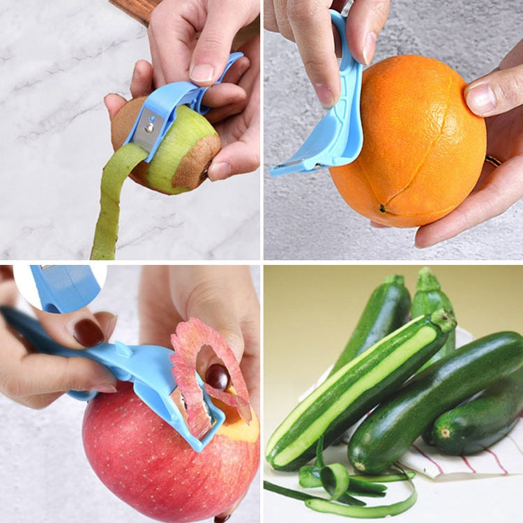 Stainless Steel Blade Plastic Handle Creative Peeler Rotating Style Fruit Knife (Random Color Delivery) - Cutter & Peeler by PMC Jewellery | Online Shopping South Africa | PMC Jewellery | Buy Now Pay Later Mobicred