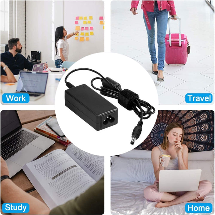 AC Adapter 19V 4.74A 90W for LG Laptop, Output Tips: (4.75+4.2) x 1.6mm(Black) - Universal Power Adapter by PMC Jewellery | Online Shopping South Africa | PMC Jewellery | Buy Now Pay Later Mobicred