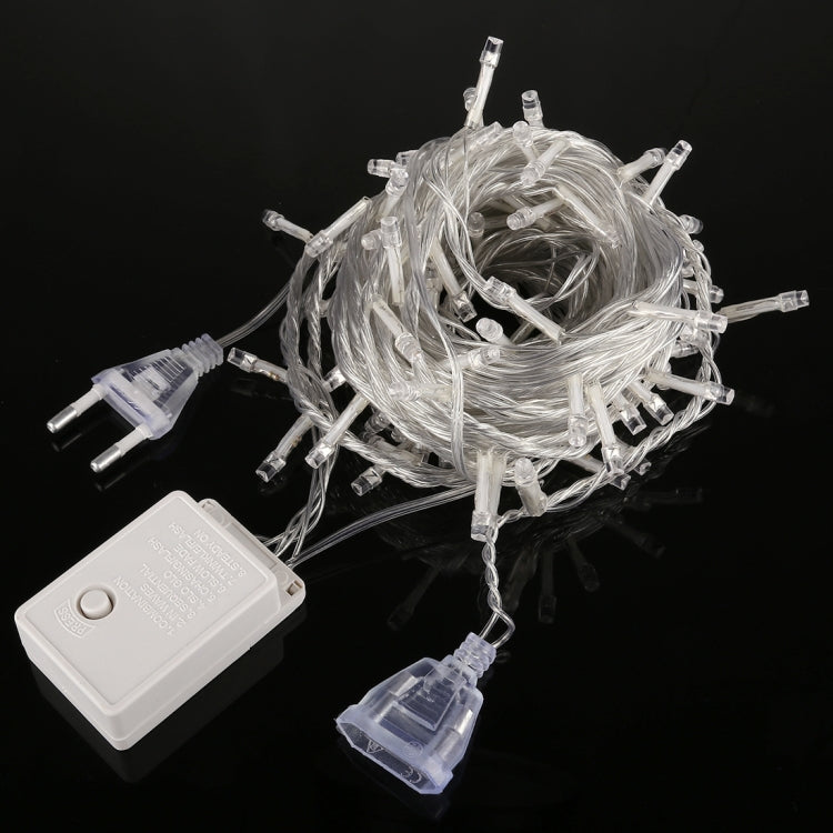 Waterproof  String Light, Length: 10m, 100 LED RGB Light with Controller, Flashing / Fading / Chasing Effect, AC 220V, EU Plug - Holiday Lights by PMC TechLife | Online Shopping South Africa | PMC TechLife | Buy Now Pay Later Mobicred