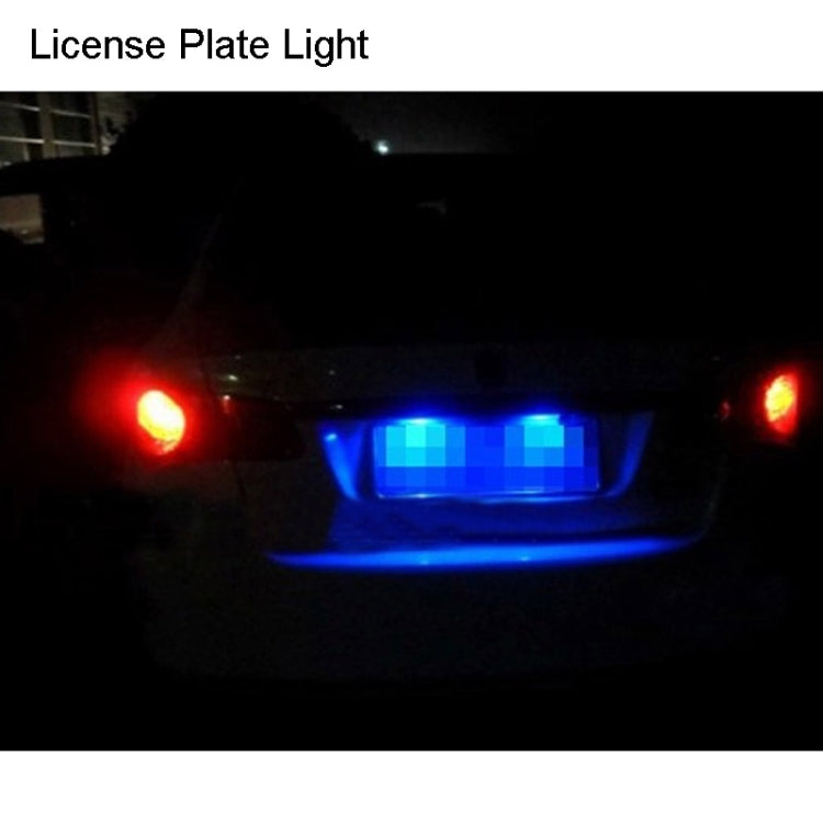 2 PCS T10 1.5W 60LM 1 LED Blue COB LED Brake Light for Vehicles, DC12V(Blue) - Instrument Lights by PMC Jewellery | Online Shopping South Africa | PMC Jewellery | Buy Now Pay Later Mobicred