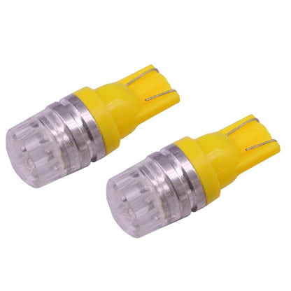 2 PCS T10 1.5W 60LM 1 LED Yellow COB LED Brake Light for Vehicles, DC12V(Yellow) - Instrument Lights by PMC Jewellery | Online Shopping South Africa | PMC Jewellery | Buy Now Pay Later Mobicred