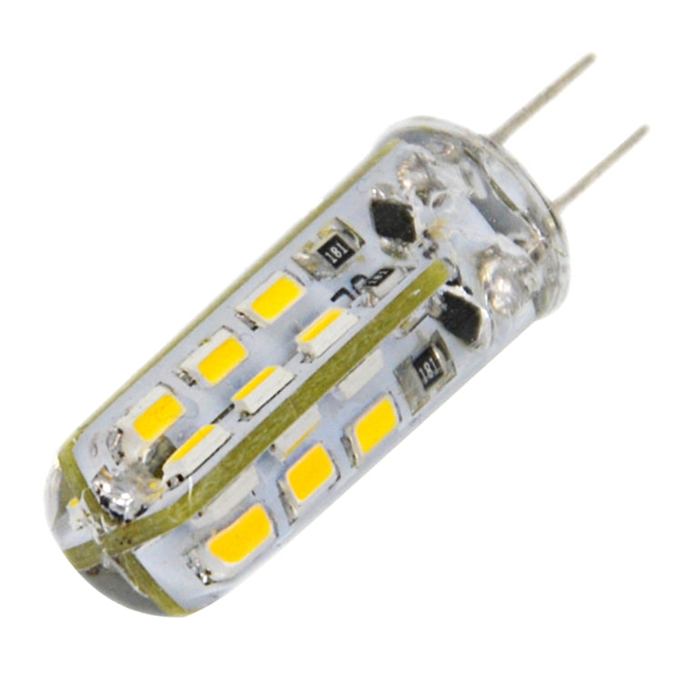 G4 2W 120LM Silicone Corn Light Bulb, 24 LED SMD 3014, Warm White Light, DC 12V - LED Blubs & Tubes by PMc TechLife | Online Shopping South Africa | PMc TechLife | Buy Now Pay Later Mobicred