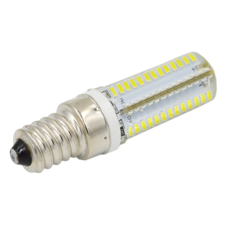 E14 5W 400LM 104 LED SMD 3014 Silicone Corn Light Bulb, AC 220V (White Light) - LED Blubs & Tubes by PMc TechLife | Online Shopping South Africa | PMc TechLife | Buy Now Pay Later Mobicred