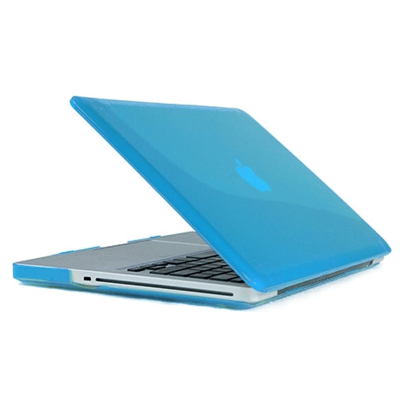 ENKAY for MacBook Pro 13.3 inch (US Version) / A1278 4 in 1 Crystal Hard Shell Plastic Protective Case with Screen Protector & Keyboard Guard & Anti-dust Plugs(Blue) - MacBook Pro Cases by ENKAY | Online Shopping South Africa | PMC Jewellery | Buy Now Pay Later Mobicred