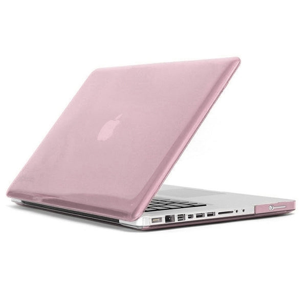 ENKAY for MacBook Pro 15.4 inch (US Version) / A1286 4 in 1 Crystal Hard Shell Plastic Protective Case with Screen Protector & Keyboard Guard & Anti-dust Plugs(Pink) - MacBook Pro Cases by ENKAY | Online Shopping South Africa | PMC Jewellery | Buy Now Pay Later Mobicred