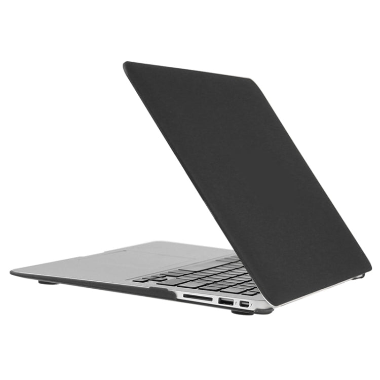 ENKAY for Macbook Air 11.6 inch (US Version) / A1370 / A1465 Hat-Prince 3 in 1 Frosted Hard Shell Plastic Protective Case with Keyboard Guard & Port Dust Plug(Black) - MacBook Air Cases by ENKAY | Online Shopping South Africa | PMC Jewellery | Buy Now Pay Later Mobicred