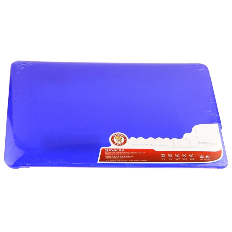 ENKAY for Macbook Air 13.3 inch (US Version) / A1369 / A1466 Hat-Prince 3 in 1 Frosted Hard Shell Plastic Protective Case with Keyboard Guard & Port Dust Plug(Dark Blue) - MacBook Air Cases by ENKAY | Online Shopping South Africa | PMC Jewellery | Buy Now Pay Later Mobicred